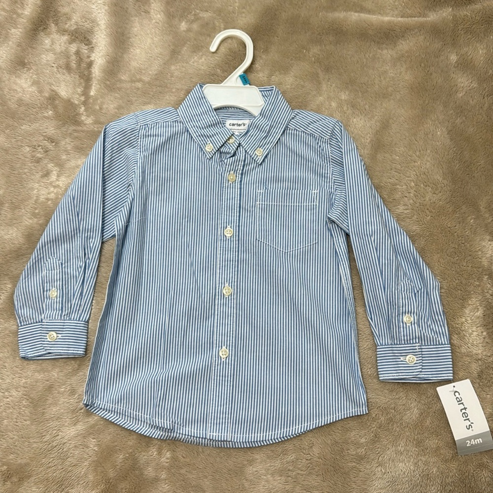 Carters long sleeve collared shirt